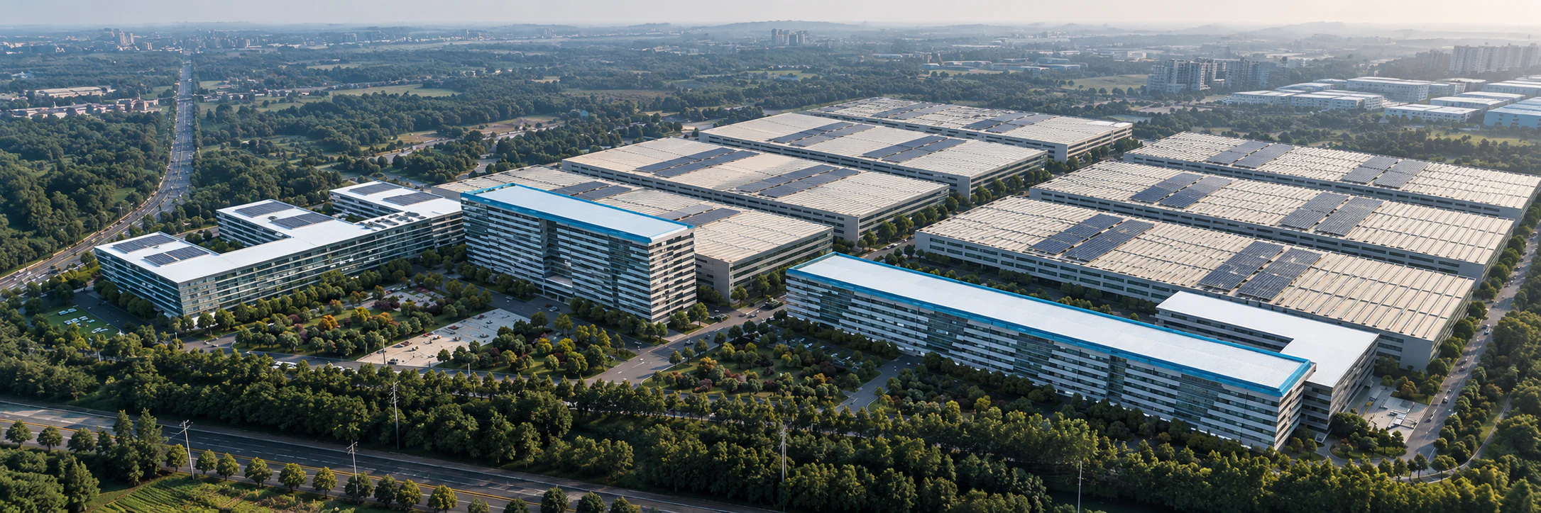 Overview of the manufacturing campus supporting TEMPER WHEELS